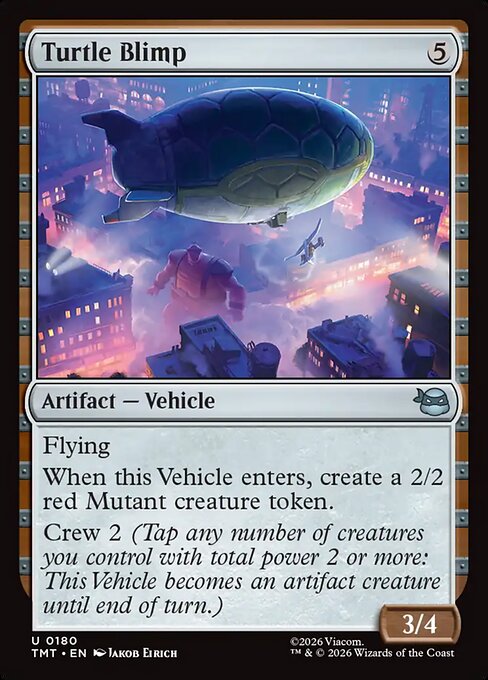Turtle Blimp - Teenage Mutant Ninja Turtles #180