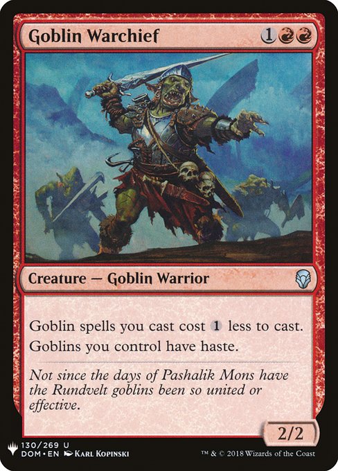 Goblin Warchief (DOM) - The List #DOM-130