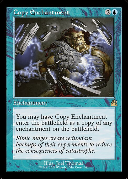 Copy Enchantment (Retro Frame) - Ravnica Remastered #312