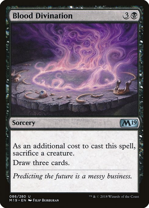 Blood Divination - Core Set 2019:  - 86 - Near Mint