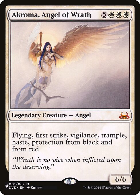 Akroma, Angel of Wrath - The List #DVD-1
