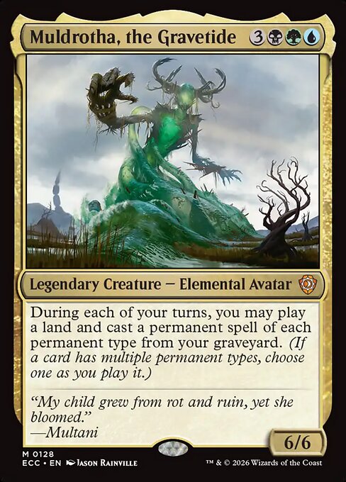 Muldrotha, the Gravetide - Lorwyn Eclipsed Commander #128