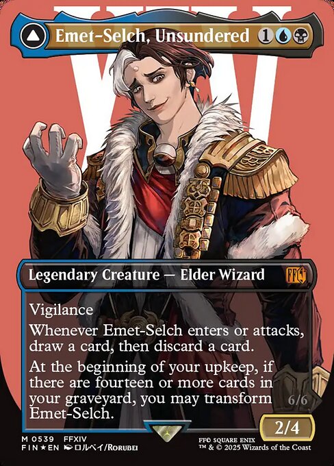 Emet-Selch, Unsundered (Borderless) (Surge Foil) - Final Fantasy #539