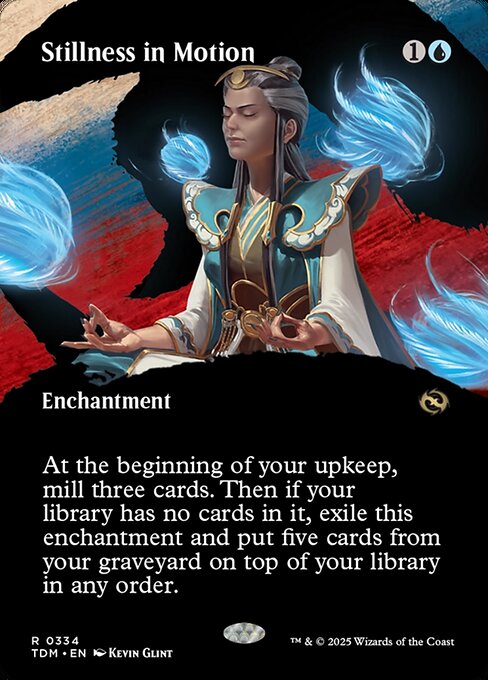 Stillness in Motion (Borderless) - Tarkir: Dragonstorm #334