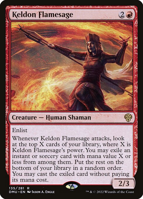 Keldon Flamesage - Dominaria United #135
