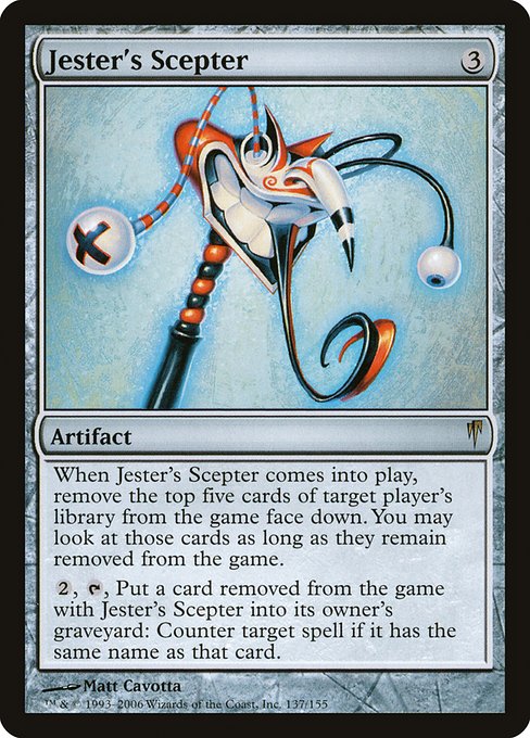 Jester's Scepter - Coldsnap #137