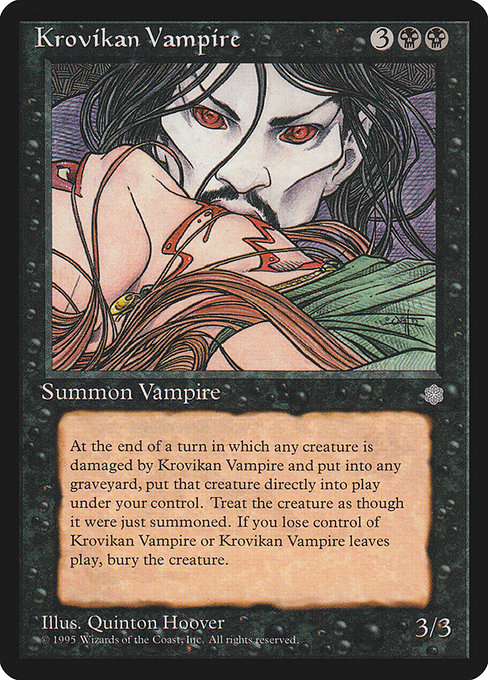 Krovikan Vampire - Ice Age #141