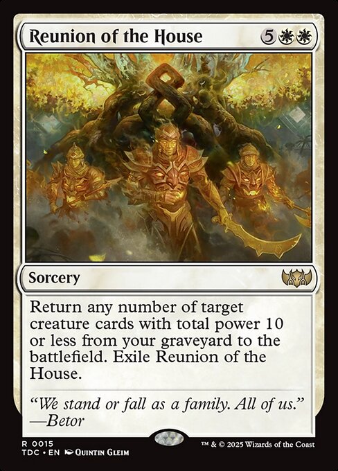 Reunion of the House - Tarkir: Dragonstorm Commander #15