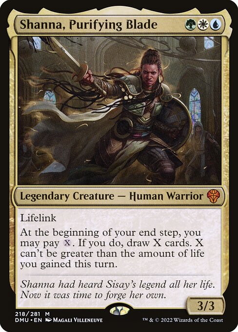 Shanna, Purifying Blade - Dominaria United #218