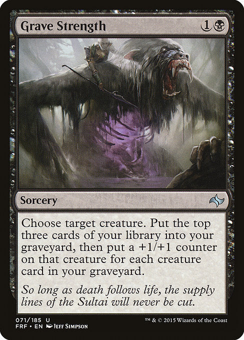 Grave Strength - Fate Reforged #71