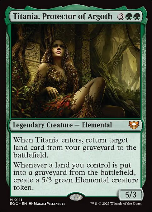 Titania, Protector of Argoth - Edge of Eternities Commander #111