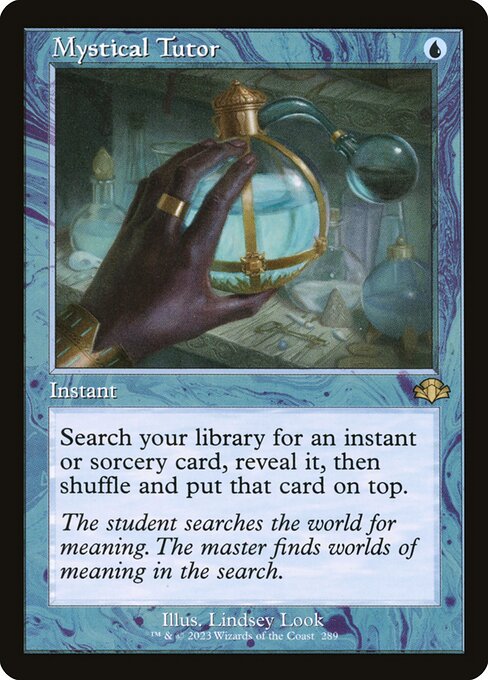 Mystical Tutor (Retro Frame) - Dominaria Remastered #289