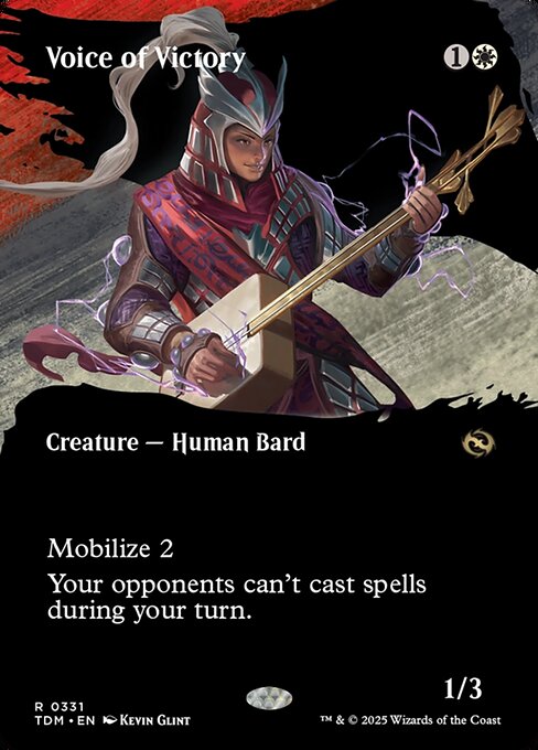 Voice of Victory (Borderless) - Tarkir: Dragonstorm #331