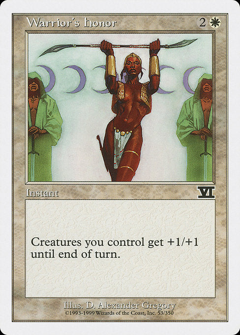 Warrior's Honor - Classic Sixth Edition #53