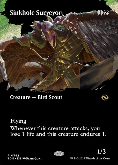 Sinkhole Surveyor (Borderless) - Tarkir: Dragonstorm #342