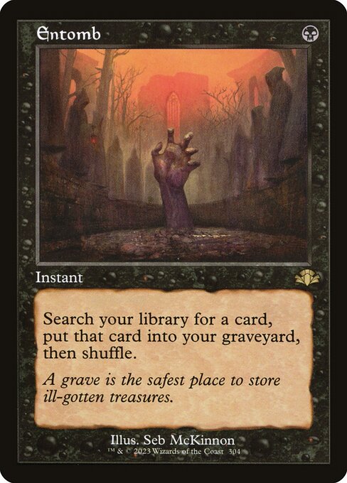 Entomb (Retro Frame) - Dominaria Remastered #304