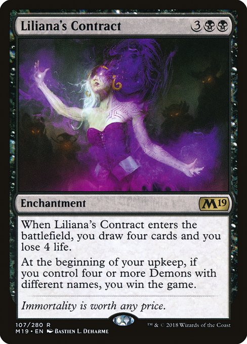 Liliana's Contract - Core Set 2019 #107