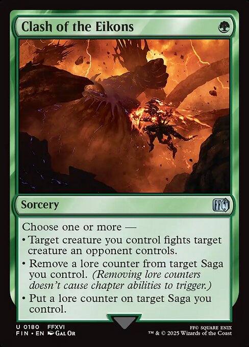 Clash of the Eikons - FINAL FANTASY:  - 180 - Near Mint