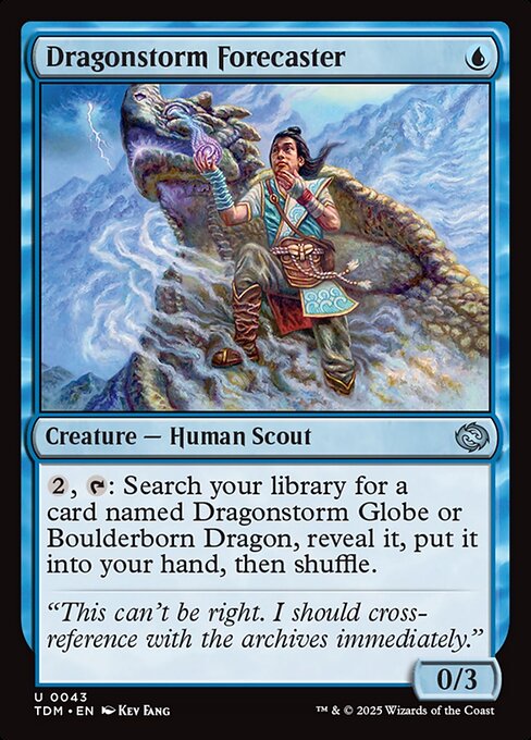 Dragonstorm Forecaster - Tarkir: Dragonstorm:  - 43 - Near Mint Foil