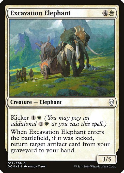 Excavation Elephant - Dominaria #17