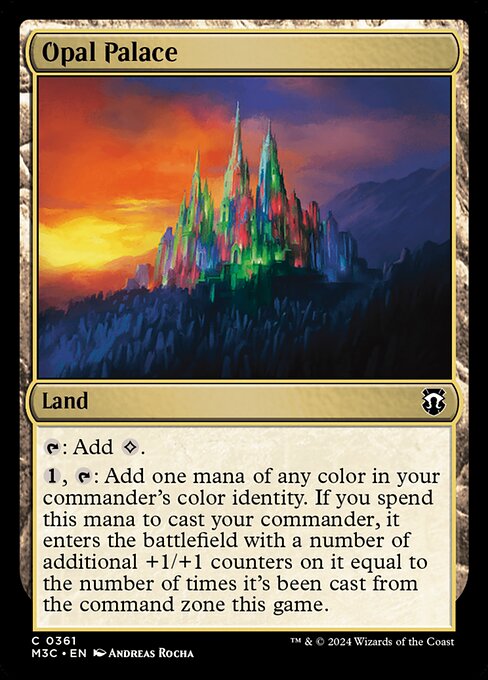 Opal Palace - Modern Horizons 3 Commander #361