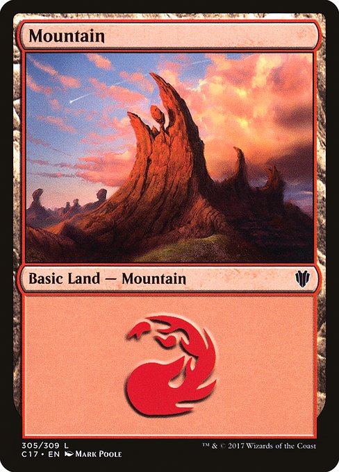 Mountain (305) - Commander 2017 #305