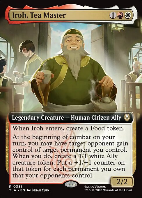 Iroh, Tea Master (Extended Art) - Avatar: The Last Airbender #381