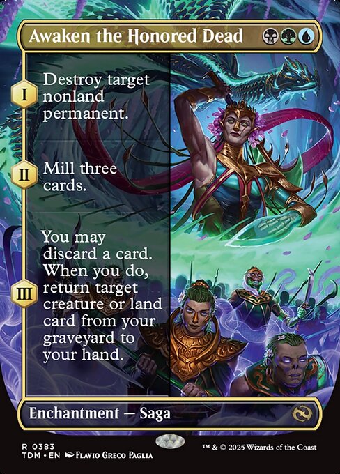 Awaken the Honored Dead (Borderless) - Tarkir: Dragonstorm #383