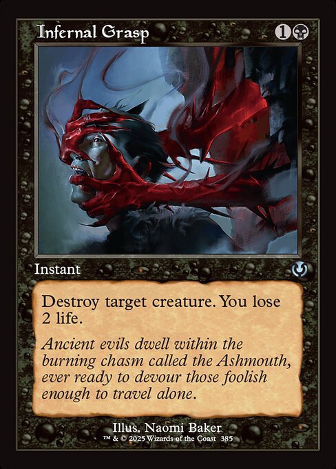 Infernal Grasp (Retro Frame) - Innistrad Remastered #385