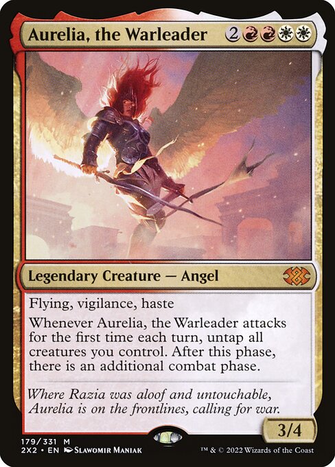Aurelia, the Warleader - Double Masters 2022 #179