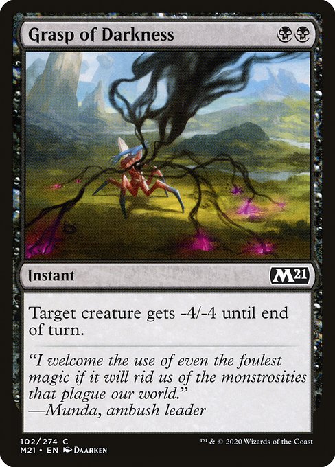 Grasp of Darkness - Core Set 2021 #102