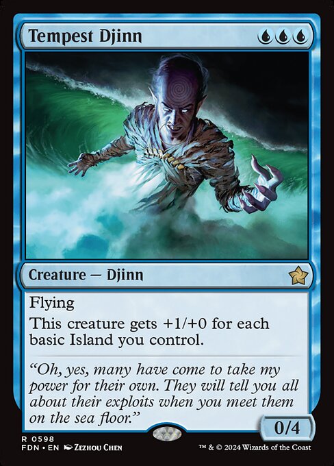 Tempest Djinn - Foundations #598