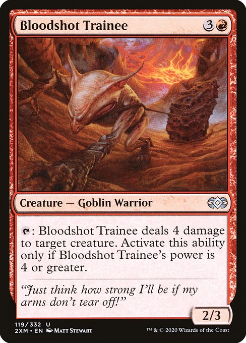 Bloodshot Trainee - Double Masters:  - 119 - Near Mint