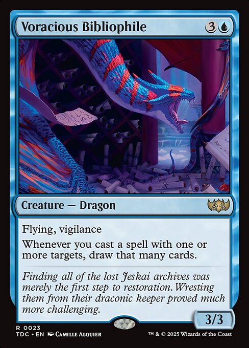 Voracious Bibliophile - Tarkir: Dragonstorm Commander #23