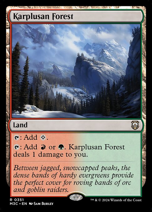 Karplusan Forest - Modern Horizons 3 Commander #351