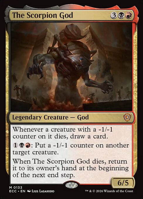 The Scorpion God - Lorwyn Eclipsed Commander #133