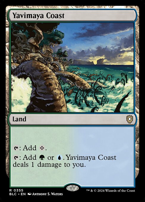 Yavimaya Coast - Bloomburrow Commander #355