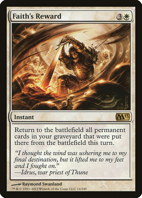 Faith's Reward - Magic 2013 #14