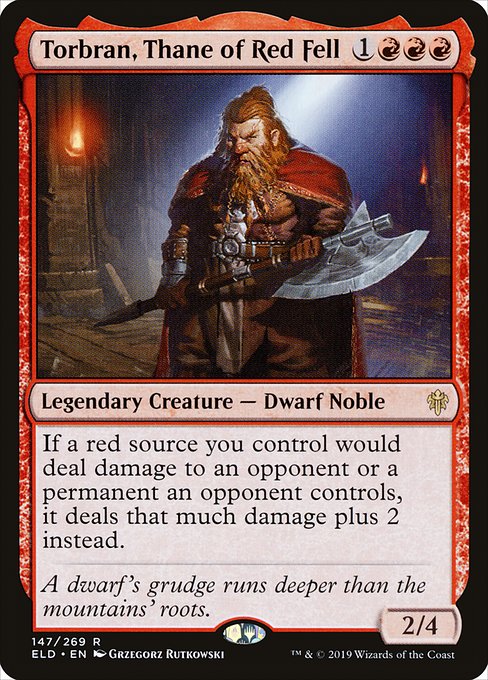 Torbran, Thane of Red Fell - Throne of Eldraine #147