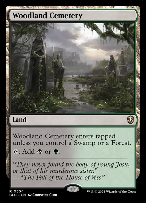 Woodland Cemetery - Bloomburrow Commander #354