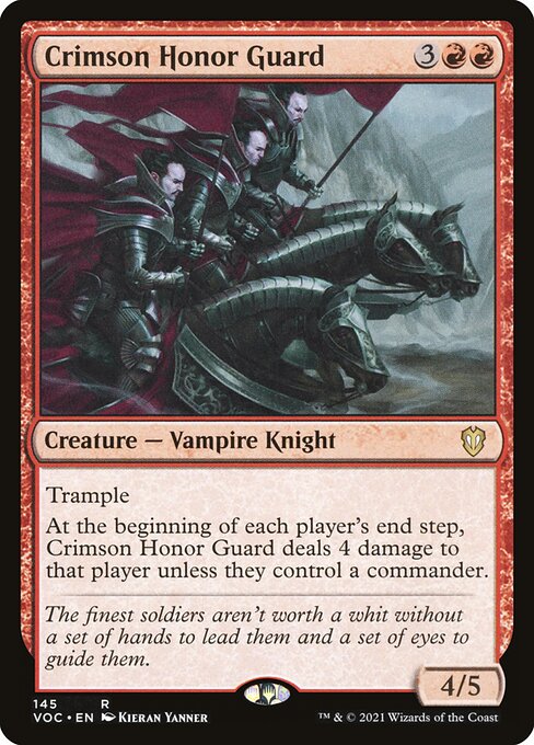 Crimson Honor Guard - Crimson Vow Commander #145
