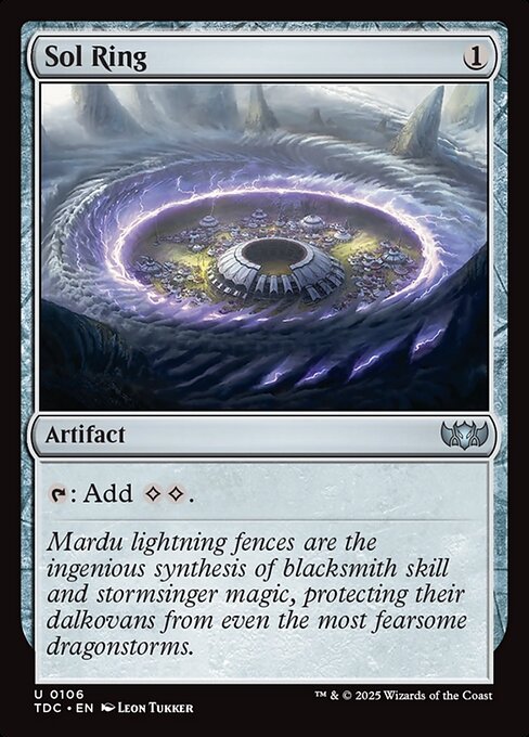Sol Ring - Tarkir: Dragonstorm Commander #106