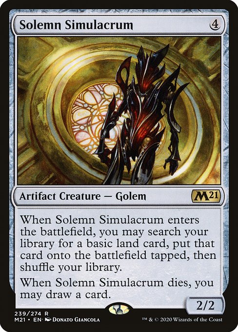 Solemn Simulacrum - Core Set 2021 #239