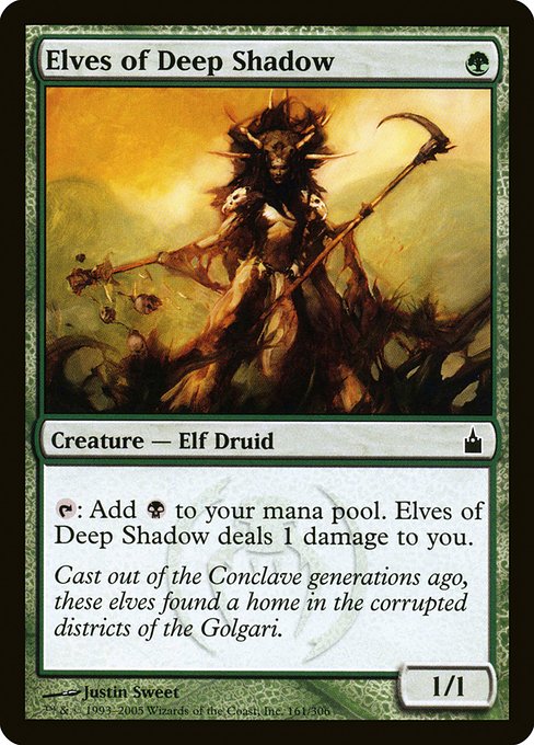 Elves of Deep Shadow - Ravnica: City of Guilds #161