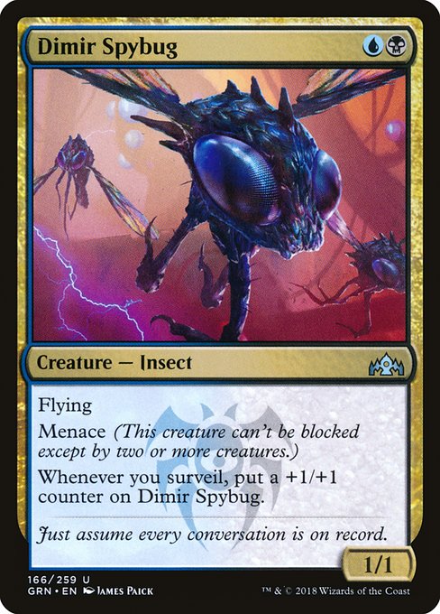 Dimir Spybug - Guilds of Ravnica #166