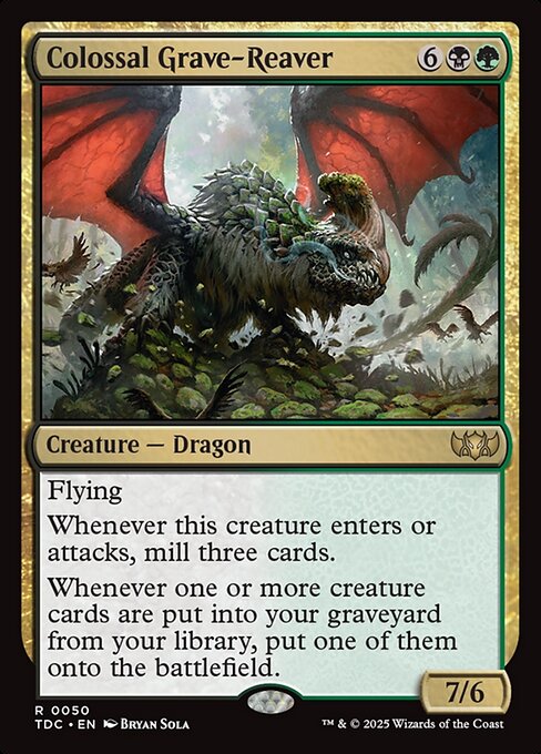 Colossal Grave-Reaver - Tarkir: Dragonstorm Commander #50