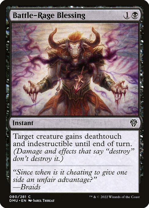 Battle-Rage Blessing - Dominaria United #80