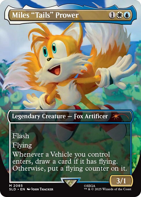 Miles "Tails" Prower (Rainbow Foil) - Secret Lair Drop #2085