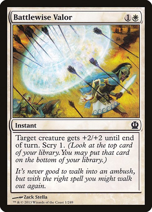 Battlewise Valor - Theros #1
