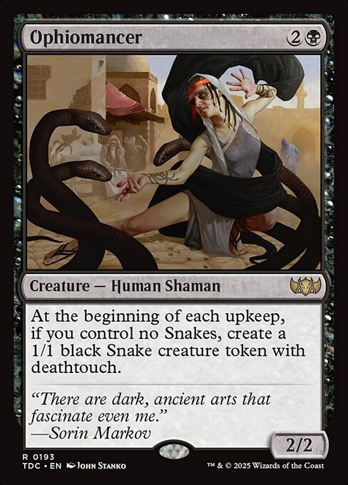 Ophiomancer - Tarkir: Dragonstorm Commander #193